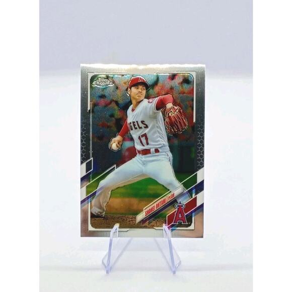 2021 Topps Chrome - Shohei Ohtani Los Angeles Angels #159 - Picture 7 of 11